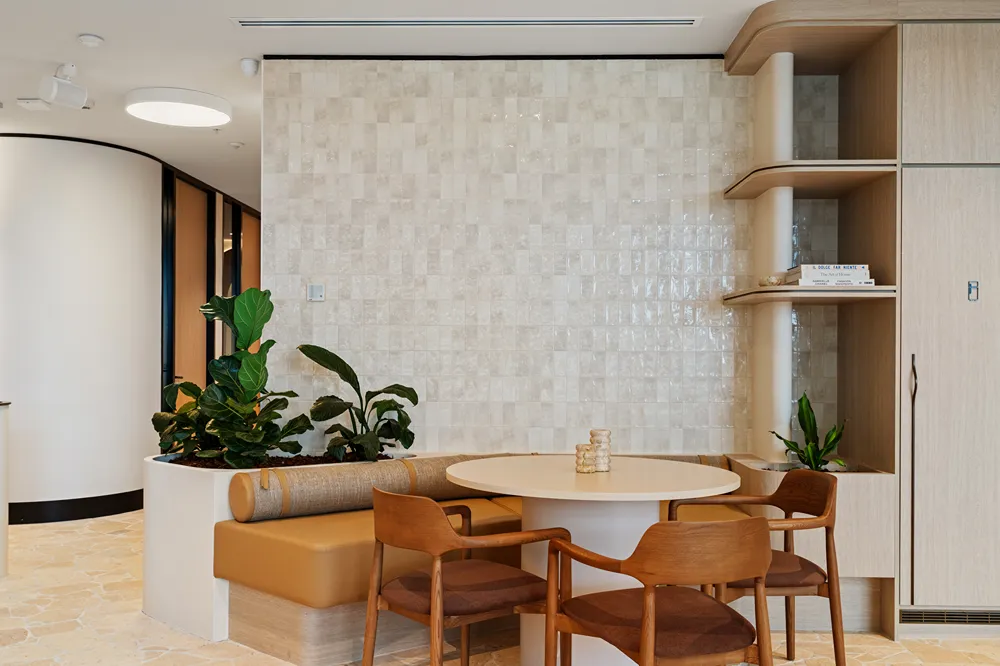 Dining area at Alcove, a coworking space in Brisbane